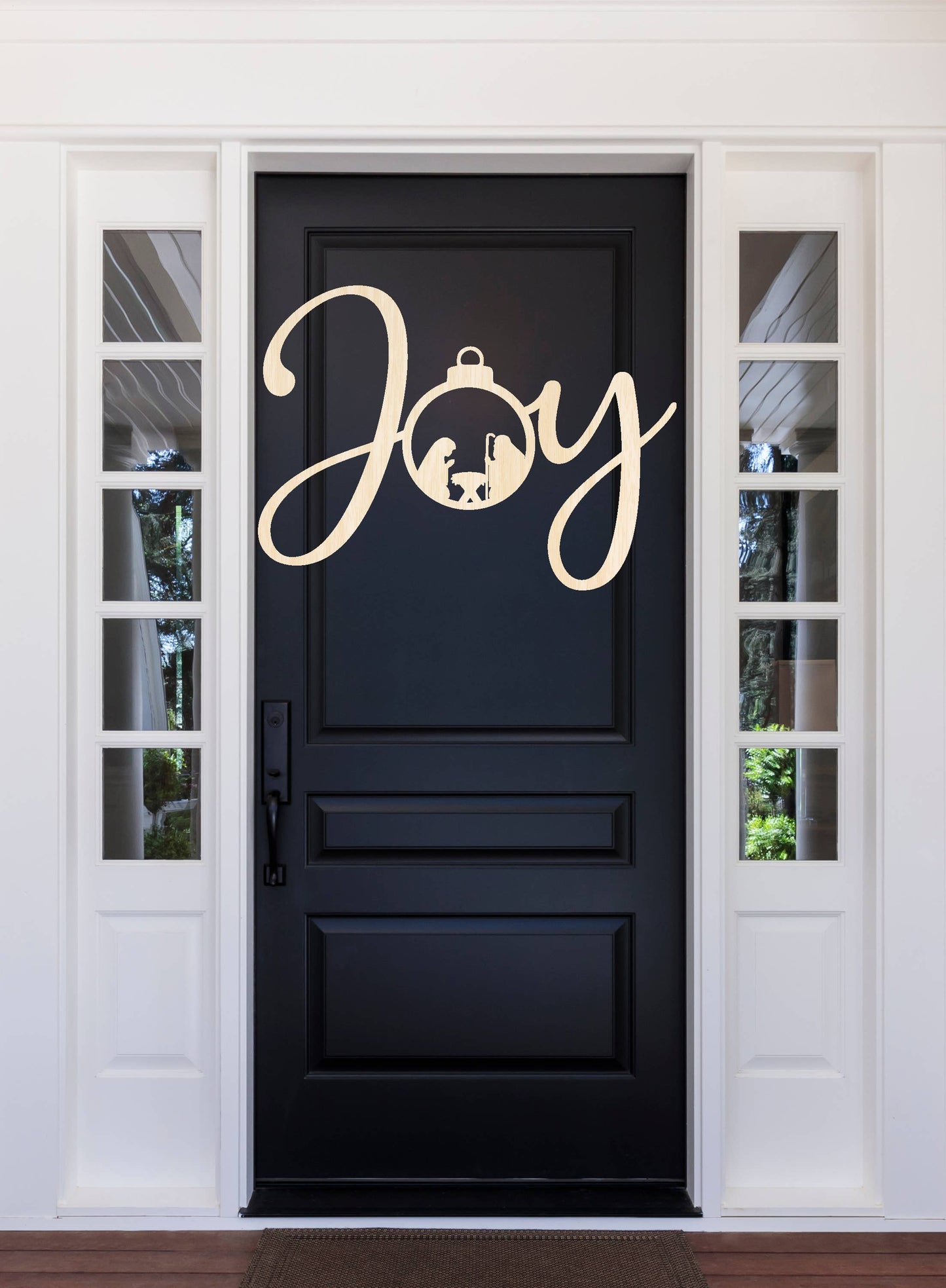 Joy Christmas Door Hanger, Christmas decor