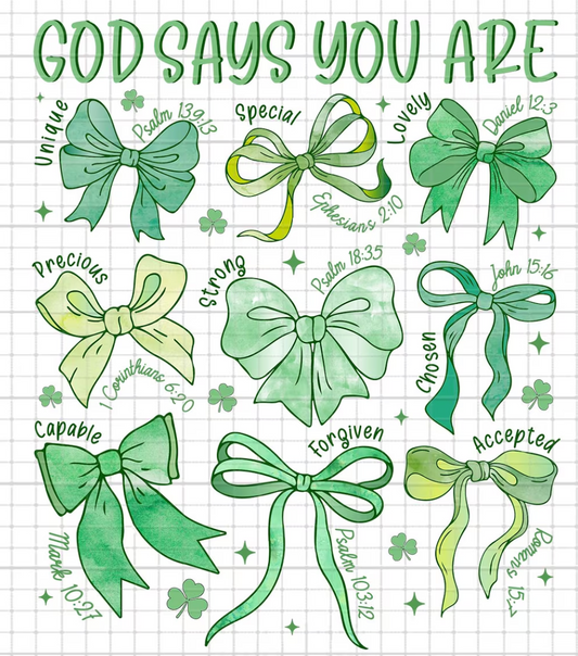 St. Patrick's Day - God Says You Are