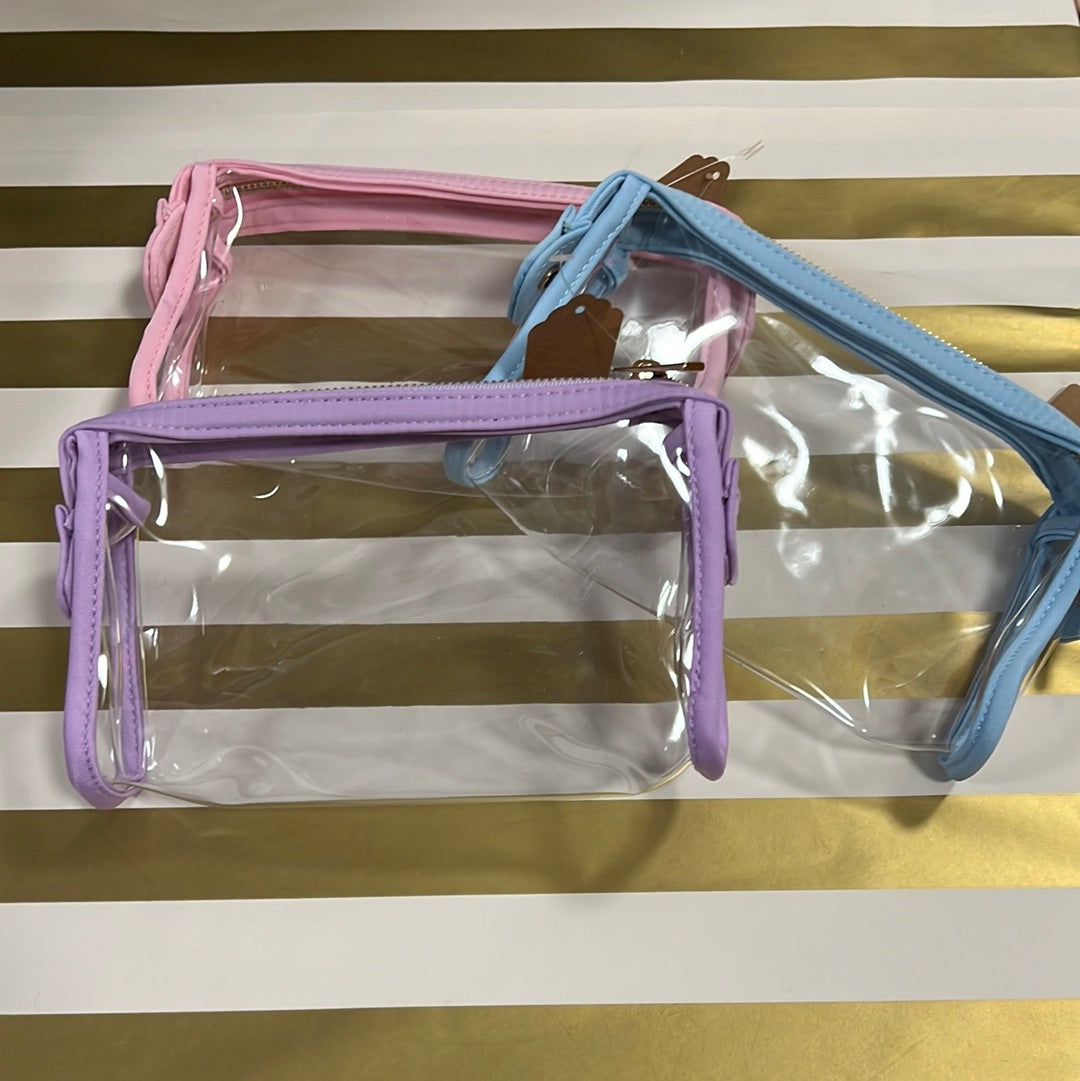 Clear cosmetic bags