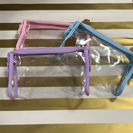 Clear cosmetic bags